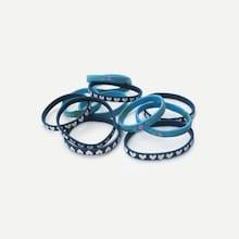 Shein Heart Print Hair Tie 12pcs