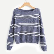 Shein Plus Striped Jumper