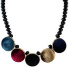 Shein Multicolor Round Bead Necklace