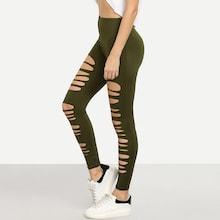 Shein Destroyed Stretchy Leggings