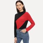 Shein Color Block Slim Fitted Tee
