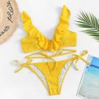 Shein Ruffle Tie Side Bikini Set
