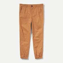 Shein Men Button Fly And Elastic Hem Pants