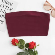 Shein Asymmetrical Crop Tube Top