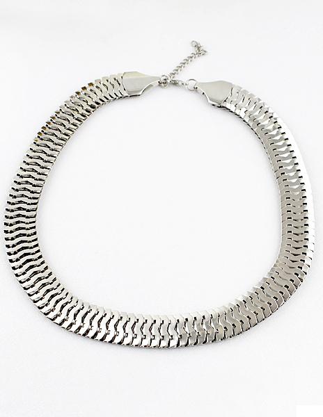SheIn Fashin Silver Chain Necklace