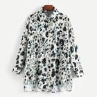 Shein All Over Splatters High Low Shirt