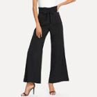 Shein Belted Detail Frill Pant