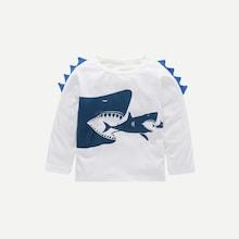 Shein Toddler Boys Shark Print Tee