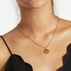 Shein Hollow Round Chain Necklace