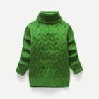 Shein Toddler Boys Cable Knit Solid Sweater