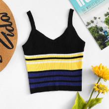 Shein Striped Color Block Cami Top