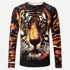 Shein Men Tiger Print Jumper