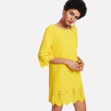 Shein Laser Cut Insert Tunic Dress