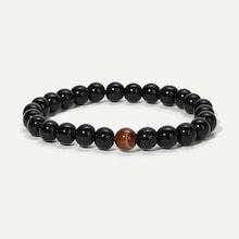 Shein Men Plain  Beaded Bracelet