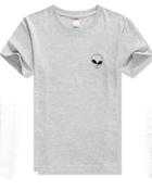 Shein Cool Alien Printing Black T-shirt