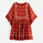 Shein Ornate Print Babydoll Dress