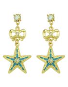 Shein New Fashion Jewelry Hanging Rhinestone Star Earrings
