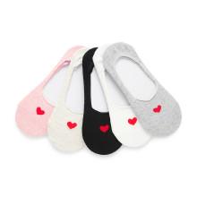 Shein Heart Pattern Invisible Socks 5pairs