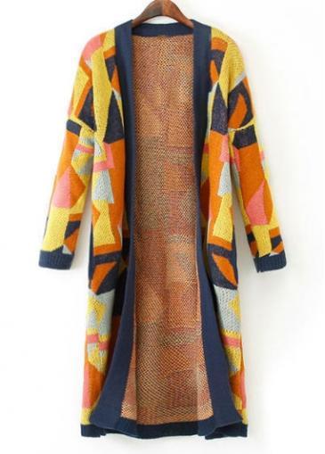 Rosewe Fine Quality Long Sleeve Print Design Woman Cardigans