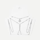 Shein Rhinestone Detail Chain Body Harness With Necklace