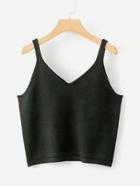 Shein Solid Jersey Top