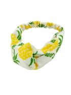 Shein Elastic Colorful Polyester Geometric Print Headbands