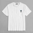 Shein Men Coconut Tree Patched T-shirt