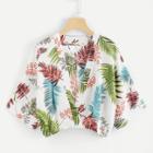 Shein Tropic Print Blouse