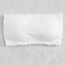 Shein Ribbed Bandeau Bra