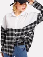Shein Color Block Checked Shirt