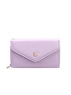 Shein Pink Sheeny Crown Pu Leather Wristlet