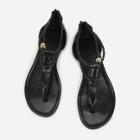 Shein Woven Design Toe Post Flat Sandals