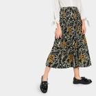 Shein Girls Chain Print Pleated Skirt