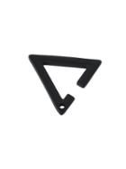 Shein Black Triangle Ear Cuff 1pc
