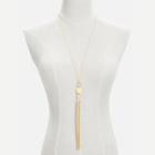 Shein Chain Tassel Pendant Necklace