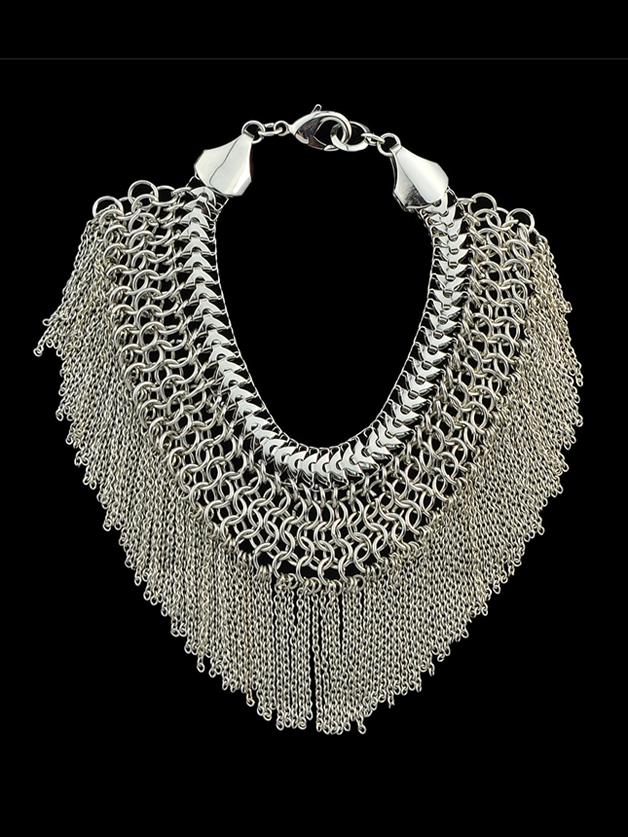 Shein Statement Chain Tassel Bracelet For Women