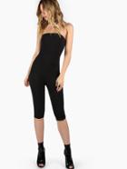 Shein Tube Top Fitted Jumpsuit