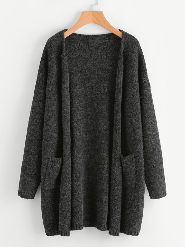 Shein Dual Pocket Sweater Coat