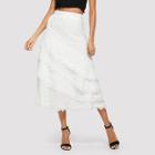 Shein Lace Contrast Tiered Layered Skirt