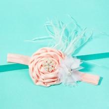 Shein Toddler Girls Feather & Faux Pearl Decorated Headband
