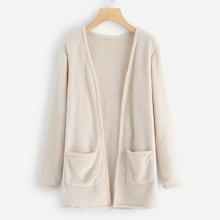 Shein Open Front Longline Coat