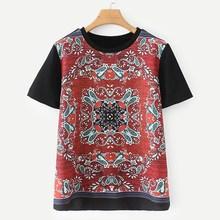 Shein Tribal Print Tee