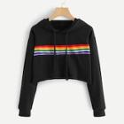 Shein Rainbow Print Sweatshirt