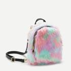 Shein Girls Faux Fur Design Ombre Backpack