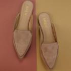Shein Open Back Pointed Toe Loafer Mules