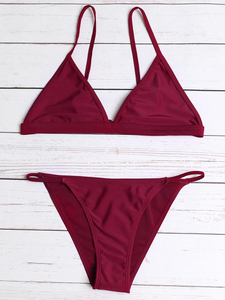 Shein Triangle Sexy Bikini Set