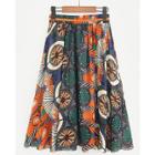 Shein Mandala Print Skirt