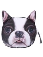 Shein Bulldog Pattern Zipper Purse