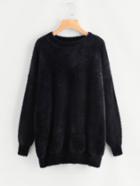 Shein Oversized Fuzzy Sweater