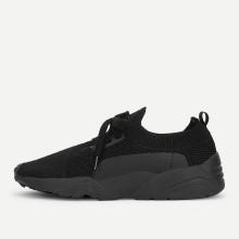 Shein Net Lace Up Low Top Sneakers